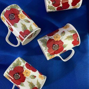 NEW Set of 4 Coffee Mugs-Roy Kirkham Collection